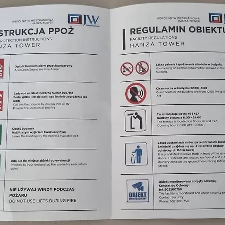 公寓 Hanza Tower Blue Bay 什切青