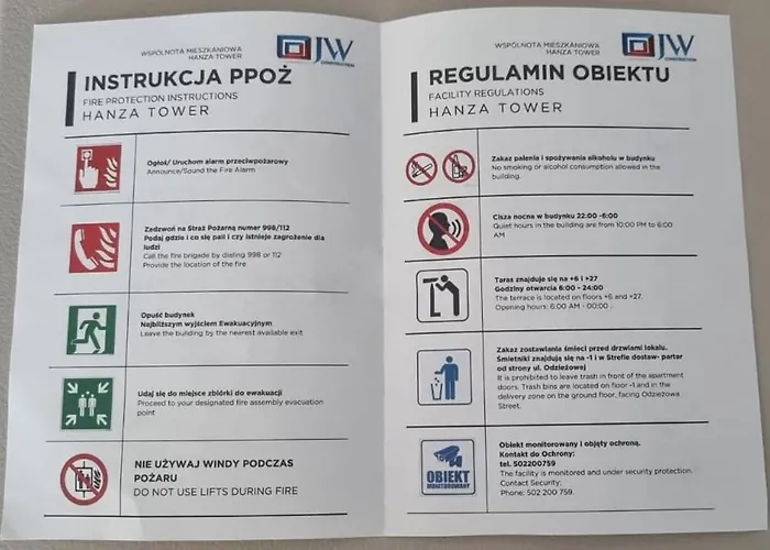 Apartment Hanza Tower Blue Bay Szczecin